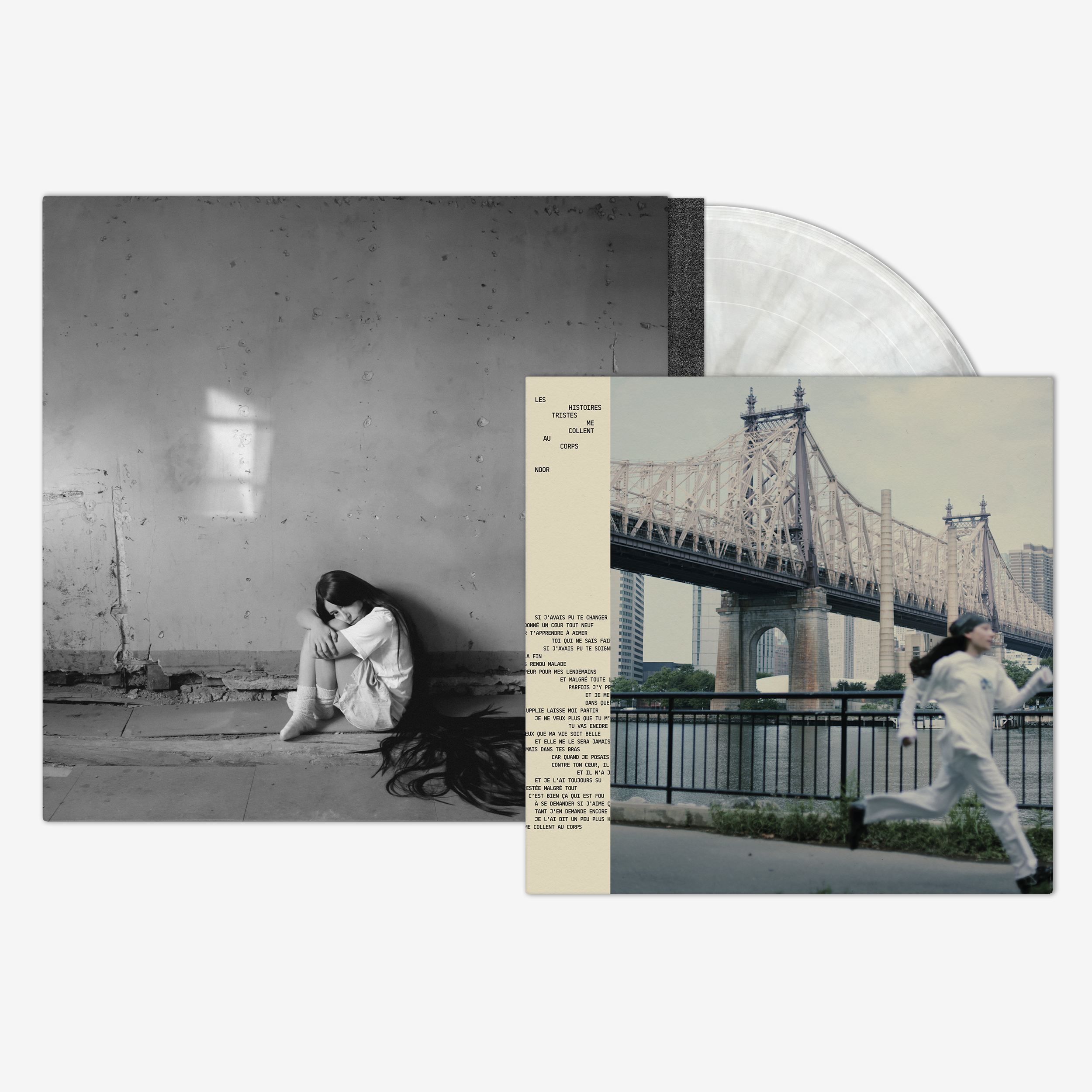 Vinyle « 1900 jours » (dédicacé) + Vinyle « Les histoires tristes me collent au corps »